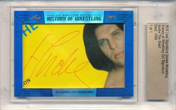 2016 Leaf Signature Series - Cut Signatures #NNO Andre The Giant Front
