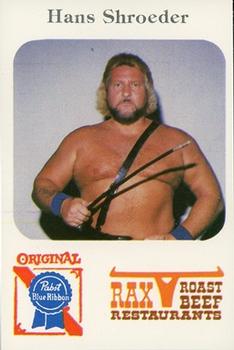 1979 Gulas/Rax Roast Beef Championship Wrestling #NNO Hans Shroeder Front