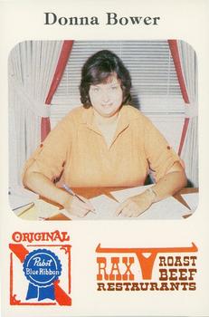 1979 Gulas/Rax Roast Beef Championship Wrestling #NNO Donna Bower Front