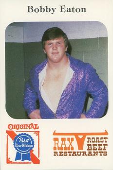 1979 Gulas/Rax Roast Beef Championship Wrestling #NNO Bobby Eaton Front