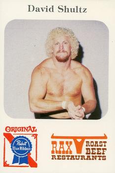 1979 Gulas/Rax Roast Beef Championship Wrestling #NNO David Shultz Front