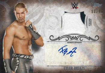 2016 Topps WWE Undisputed - Autographed Relic Bronze #UAR-TB Tyler Breeze Front