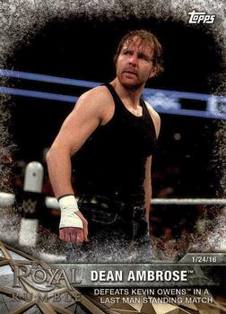 2017 Topps WWE Road To Wrestlemania #9 Dean Ambrose Front