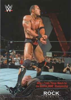 2016 Topps WWE Heritage - The Rock Tribute #24 The Rock Front