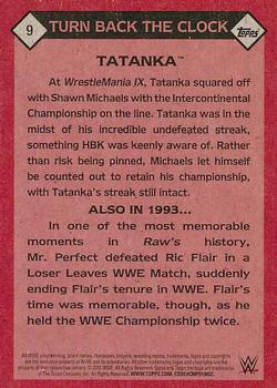2016 Topps WWE Heritage - Turn Back the Clock #9 Tatanka Back