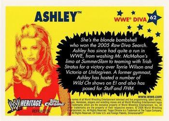2006 Topps Heritage Chrome WWE - Refractors #62 Ashley Back