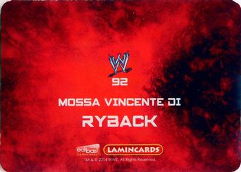 2014 Edibas WWE Lamincards #92 Ryback Back