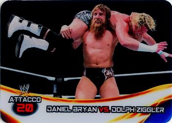 2014 Edibas WWE Lamincards #139 Daniel Bryan / Dolph Ziggler Front