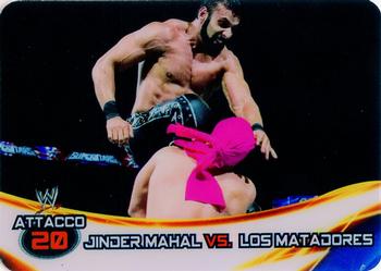 2014 Edibas WWE Lamincards #145 Jinder Mahal / Los Matadores Front