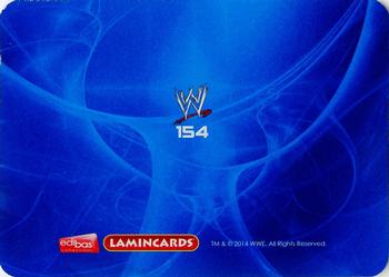 2014 Edibas WWE Lamincards #154 Randy Orton / Heath Slater Back