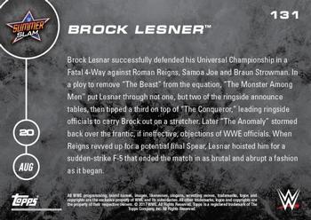 2016 Topps Now WWE #131 Brock Lesnar Back