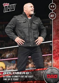 2016 Topps Now WWE #22 Goldberg Front
