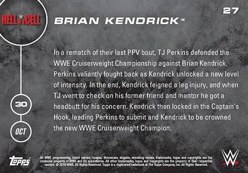 2016 Topps Now WWE #27 Brian Kendrick Back
