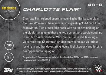 2016 Topps Now WWE #48-B Charlotte Flair Back