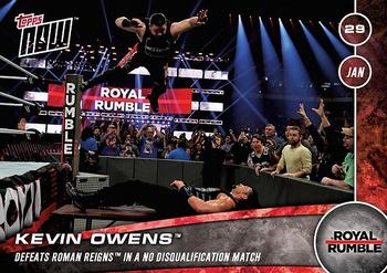 2016 Topps Now WWE #52 Kevin Owens Front