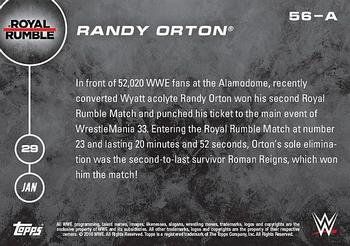 2016 Topps Now WWE #56-A Randy Orton Back