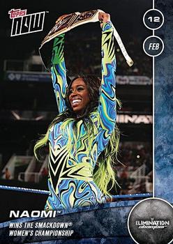 2016 Topps Now WWE #59 Naomi Front