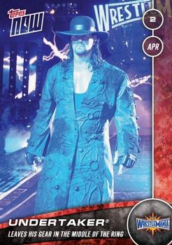 2016 Topps Now WWE #72 Undertaker Front