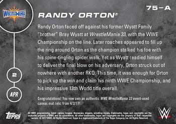 2016 Topps Now WWE #75-A Randy Orton Back