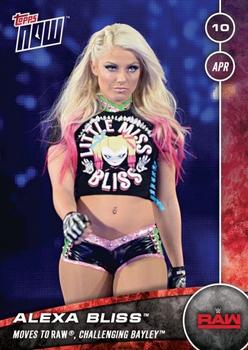 2016 Topps Now WWE #85 Alexa Bliss Front