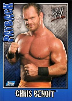 2006 Topps WWE Payback (English Edition) #38 Chris Benoit Front