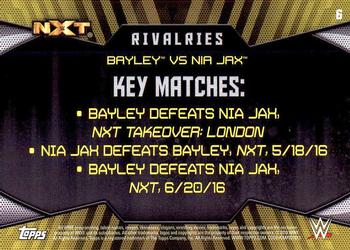 2016 Topps WWE Then Now Forever - Rivalries NXT #6 Nia Jax / Bayley Back