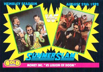 1992 Merlin WWF Gold Series Part 1 #5 Money Inc. vs. Legion of Doom Front