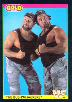 1992 Merlin WWF Gold Series Part 1 #48 The Bushwhackers Front