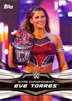 2016 Topps WWE Divas Revolution - Historic Women's Champions #5 Eve Torres Front
