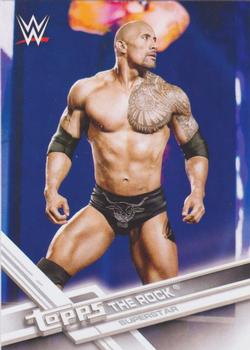 2017 Topps WWE #1 The Rock Front