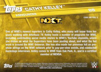 2017 Topps WWE #66 Cathy Kelley Back