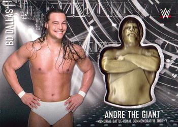 2017 Topps WWE Road To Wrestlemania - Andre the Giant Battle Royal Commemorative Trophy Relics #NNO Bo Dallas Front