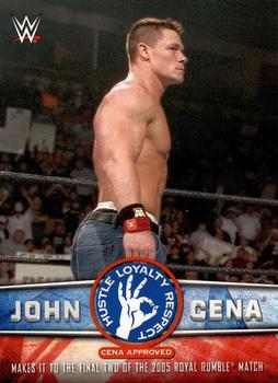 2017 Topps WWE Road To Wrestlemania - John Cena Tribute #6 John Cena Front