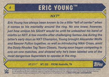 2017 Topps WWE Heritage #4 Eric Young Back