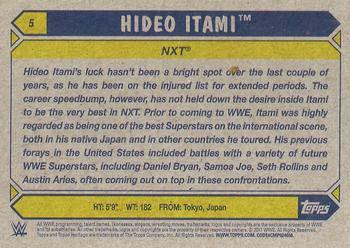 2017 Topps WWE Heritage #5 Hideo Itami Back
