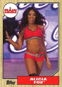 2017 Topps WWE Heritage #10 Alicia Fox Front