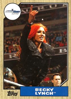 2017 Topps WWE Heritage #42 Becky Lynch Front