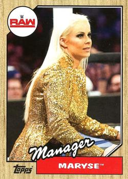 2017 Topps WWE Heritage #57 Maryse Front
