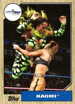 2017 Topps WWE Heritage #60 Naomi Front