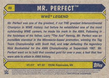 2017 Topps WWE Heritage #86 Mr. Perfect Back