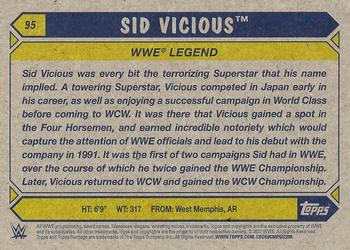 2017 Topps WWE Heritage #95 Sid Vicious Back