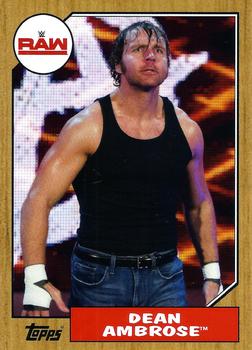 2017 Topps WWE Heritage #P1 Dean Ambrose Front