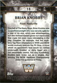 2017 Topps Legends of WWE #18 Brian Knobbs Back