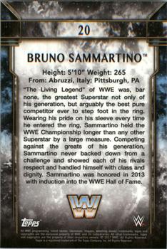 2017 Topps Legends of WWE #20 Bruno Sammartino Back