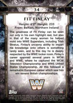 2017 Topps Legends of WWE #34 Fit Finlay Back