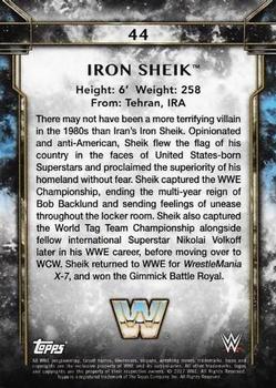 2017 Topps Legends of WWE #44 Iron Sheik Back