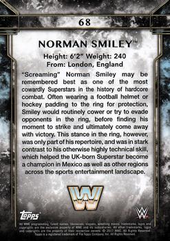 2017 Topps Legends of WWE #68 Norman Smiley Back