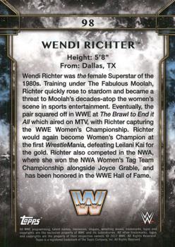 2017 Topps Legends of WWE #98 Wendi Richter Back