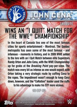 2017 Topps WWE - John Cena Tribute Part 2 #18 Wins an 
