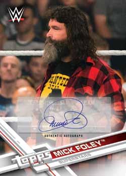 2017 Topps WWE - Autographs #25 Mick Foley Front